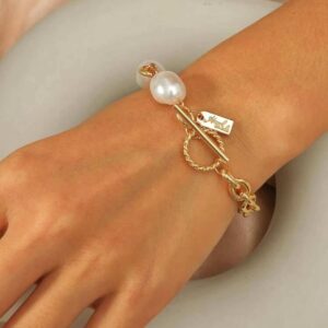 Faux Pearl Decor Bracelet