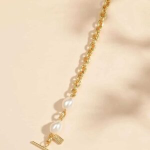 Faux Pearl Decor Bracelet