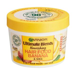 Garnier Ultimate Blends Hair Food Banana 3-in-1 Dry Hair Mask Treatment 390ml