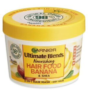 Garnier Ultimate Blends Hair Food Banana 3-in-1 Dry Hair Mask Treatment 390ml - Image 2