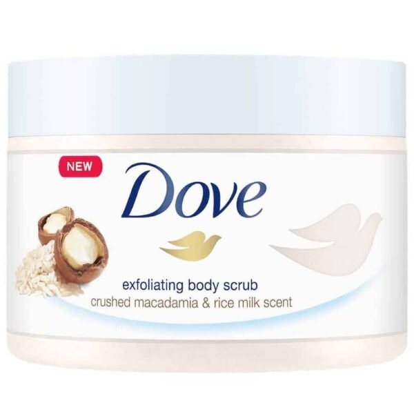 Dove Exfoliating Body Scrub Macadamia and Rice milk