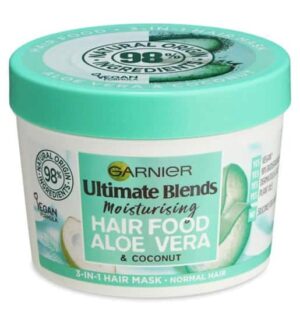 Garnier Ultimate Blends Hair Food Aloe Vera 3-in-1 Normal Hair Mask Treatment 390ml