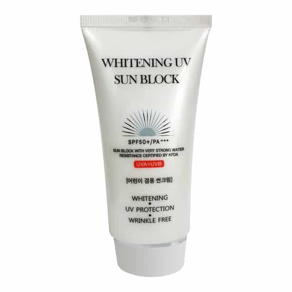 whitening uv sun block