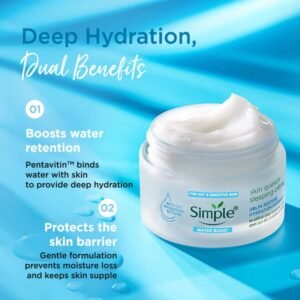 Simple Water Boost Skin Quench Sleeping Cream 50ml
