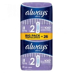 Always Ultra Long (Size 2) Sanitary Towels 26 Pads