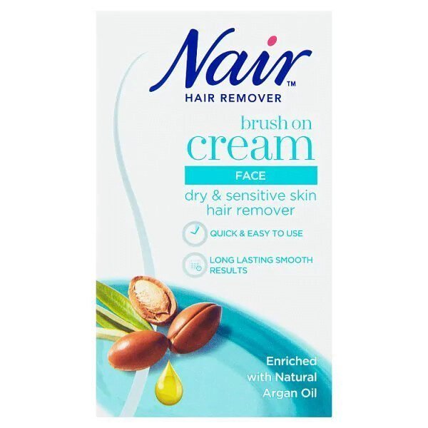 Nair Face Brush On Hair Removal Cream 50ml