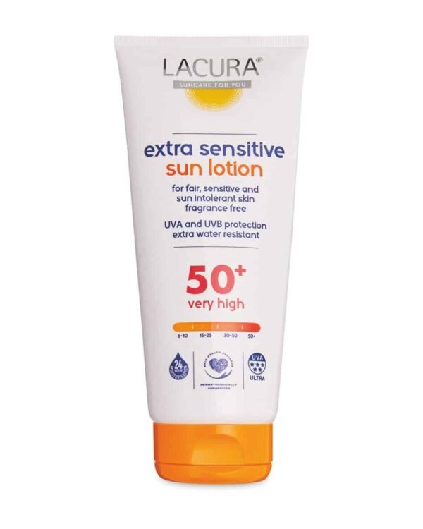 Lacura Extra Sensitive Sun Lotion SPF50+ 200ml
