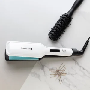 Remington Shine Therapy Wide Plate Hair Straightener S8550