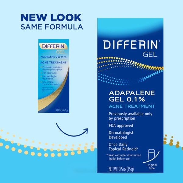 Differin 0.1% Adapalene Acne Treatment Gel