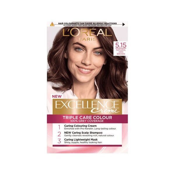 Loreal Excellence Creme 5.15 Iced Brown Hair Dye