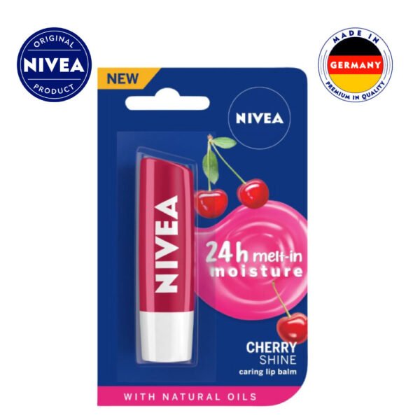 Nivea Lip Care Cherry Shine Lip Balm 4.8gm