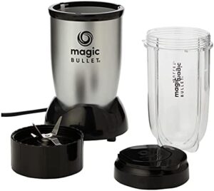 NutriBullet 1485 Magic Bullet Blender, Mixer & Food Processor, Silver 01485