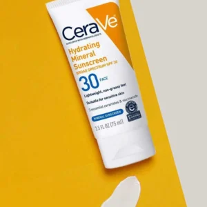 CeraVe Hydrating Mineral Sunscreen Broad Spectrum SPF30 75ml