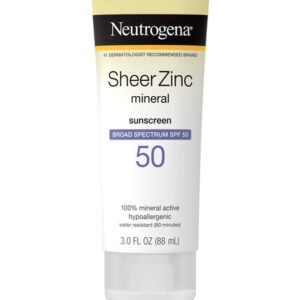 Neutrogena Sheer Zinc Mineral Sunscreen SPF50