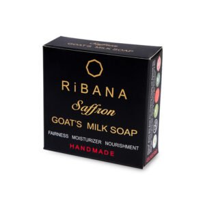 RiBANA Saffron Goat’s Milk Soap – 110gm