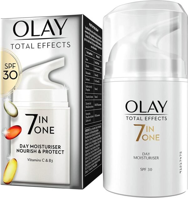 Olay Total Effects 7 in one Day Moisturiser Nourish and Protect SPF 30, 50ml