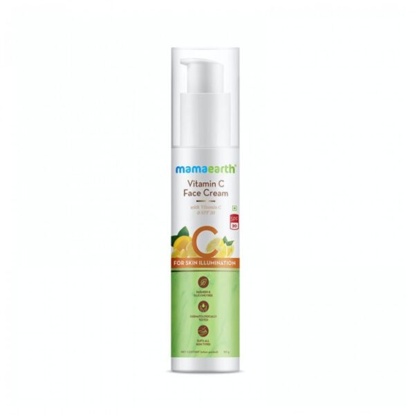 Mamaearth vitamin C face cream with vitamin C & SPF 20 for skin