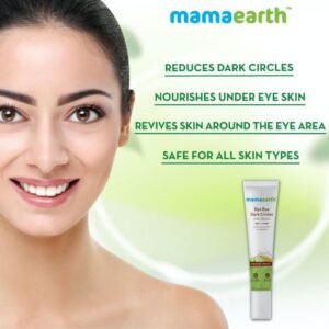 Mamaearth Bye Bye Dark Circles Eye Cream With Cucumber & Peptides For Dark Circles