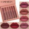 HANDAIYAN Matte Lipstick Set- 6 Colors