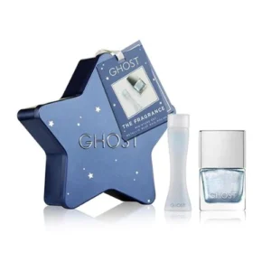 Ghost The Fragrance 5ml Eau De Toilette Splash+10ml Metallic Blue Nail Polish Star Gift Set