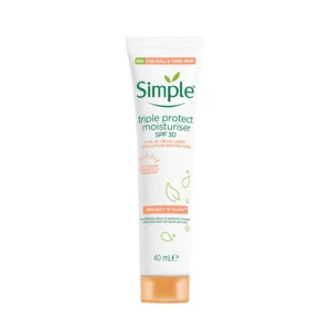 Simple Protect ‘N’ Glow Triple Protect Moisturiser SPF 30, 40ml