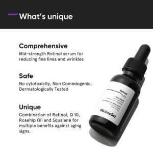 Minimalist Retinol 0.6% Anti-Aging Face Serum