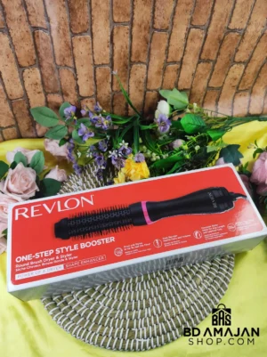 About this item Dries and fries in up to half of the time – the one-step hot air styler dries and styles with less damage. Its 38mm ceramic round brush is perfect for styling any length of hair. You will get hair dryer styling like a hairdressing salon in up to half the time*. Root booster – create your style with volume at the hairlines, soft curls, groats and waves. The special design ensures fast airflow and brings extra versatility when styling with less damage. Precision styler: perfect for any length and step cuts. 2. Day - Revive your style the next day with additional volume at the hairlines or refresh your look. CERAMIC TECHNOLOGY helps reduce damage caused by over-styling, distributes heat evenly and facilitates styling. Ionic technology gives the hair a nourished and supple appearance, reduces frizz and static charge and creates shiny, healthy-looking hair.