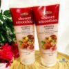 Pampered Shower Smoothies Exfoliating Soothing Strawberry, Raspberry and Promegranate