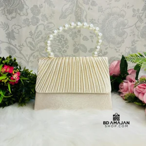 Luxury Faux Pearl Clutch Bag