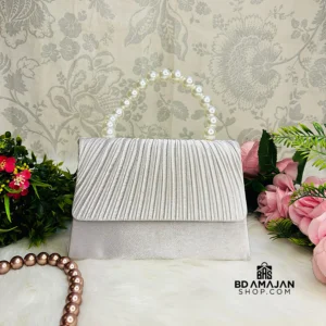 Luxury Faux Pearl Clutch Bag