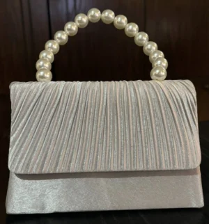 Hand Pearl Bag Ash B014