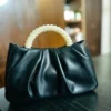 Hand Pearl Bag Black B003