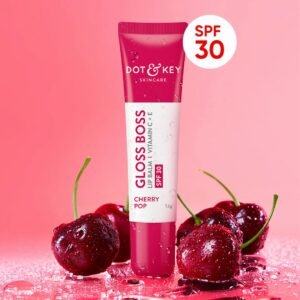 Dot & Key Gloss Boss Vitamin C+E Tinted Lip Balm with SPF 30 Cherry Pop 12g