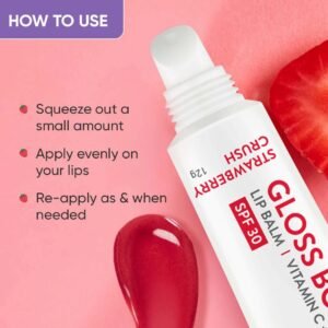 Dot & Key Gloss Boss Vitamin C+E Tinted Lip Balm with SPF 30 Strawberry Crush 12g