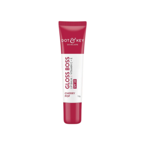 Dot & Key Gloss Boss Vitamin C+E Tinted Lip Balm with SPF 30 Cherry Pop 12g