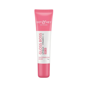 Dot & Key Gloss Boss Vitamin C+E Tinted Lip Balm with SPF 30 Watermelon Rush 12g