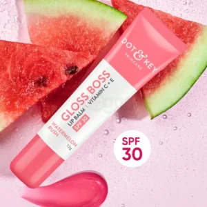 Dot & Key Gloss Boss Vitamin C+E Tinted Lip Balm with SPF 30 Watermelon Rush 12g