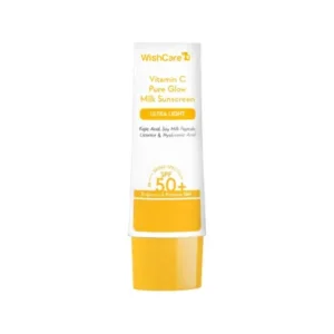 WishCare Vitamin C Pure Glow Milk Sunscreen SPF 50+ PA+++