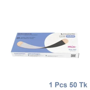 Straight Nail File on Wooden Base, 25 pcs