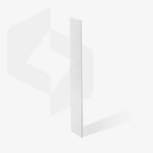 Disposable white files for straight nail file on a soft foam layer EXPERT