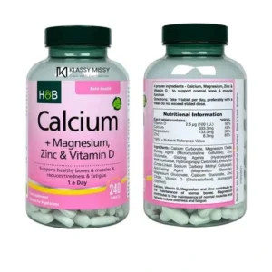 Holland & Barrett Calcium + Magnesium & Vitamin D 60 Tablets